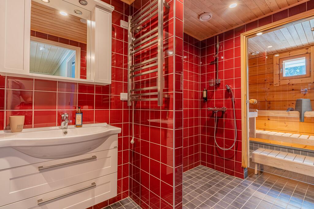 Ванная комната в Saimaa Life Apartments 4*
