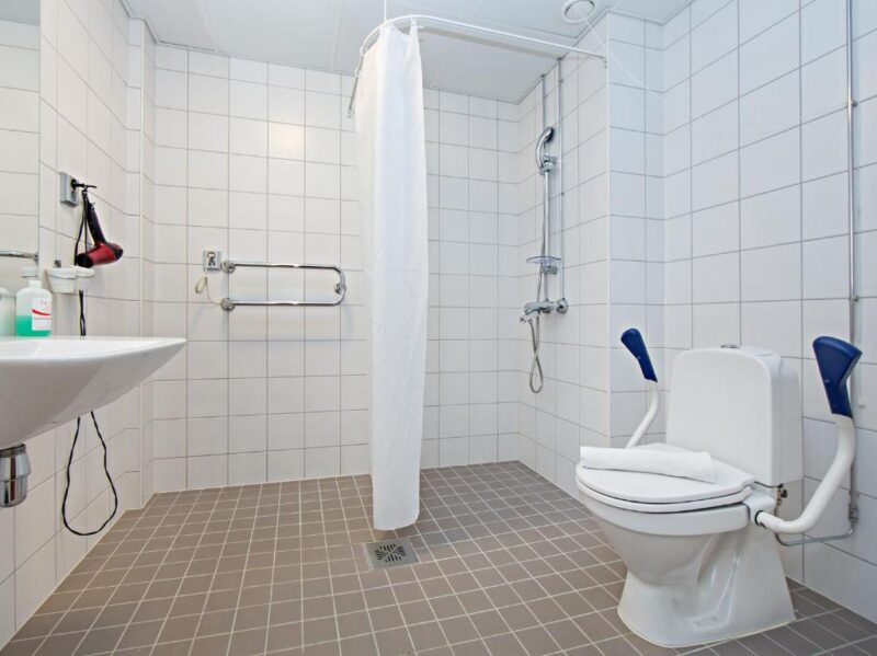 Ванная комната в отеле Helsinki Lönnrotinkatu 3*