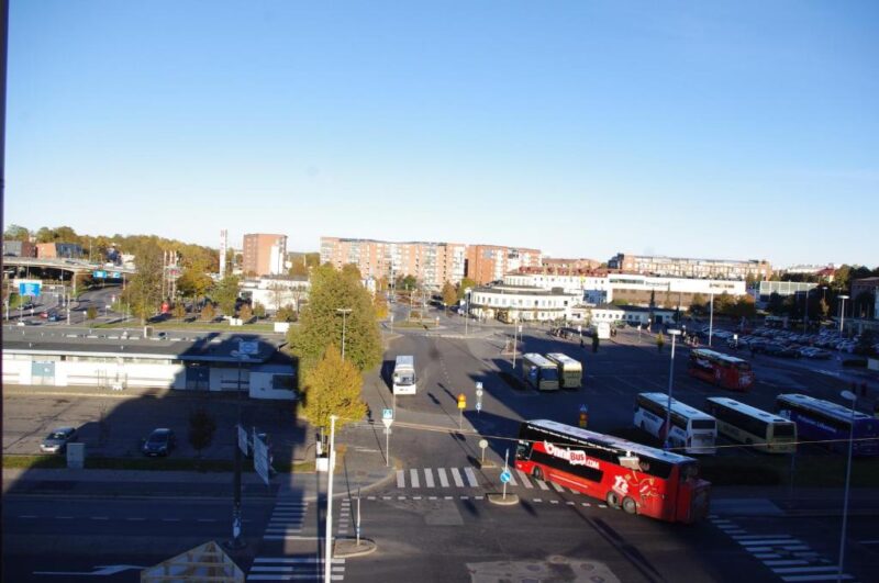 Вид из апартаментов Borent Suite 4* в финском городе Турку