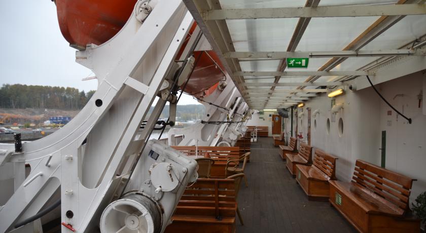 Палуба в хостеле Laiva Borea 3* в Турку