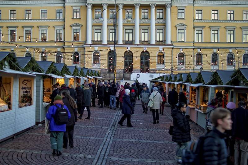 Рождественская ярмарка в Хельсинки