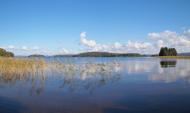 Озеро Пяйянне в Финляндии