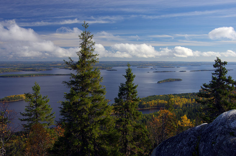 Озеро Пиелинен в Финляндии