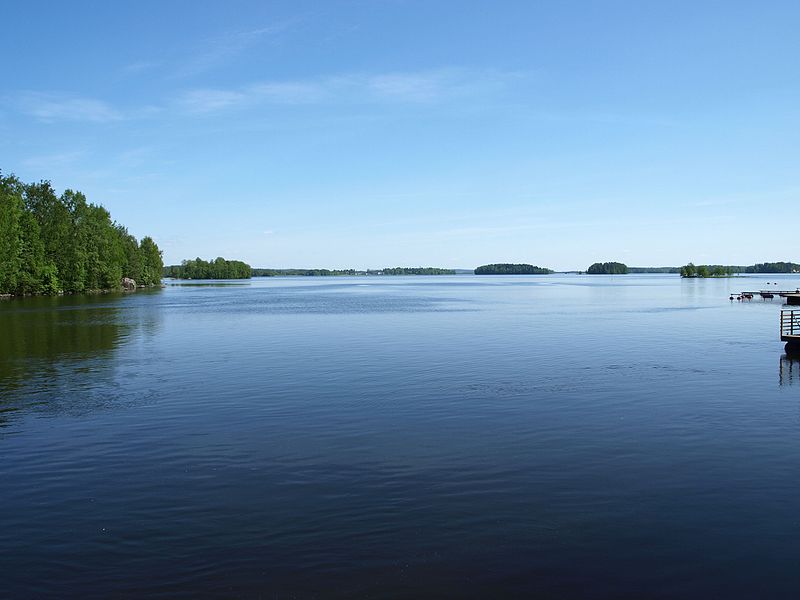 Рыбалка на озере Пюхяярви в Финляндии