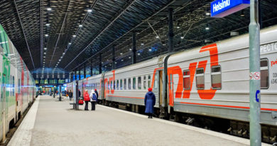 Поезд Москва-Хельсинки