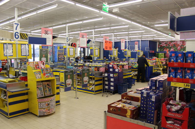 Продуктовые магазины Lidl в Финляндии