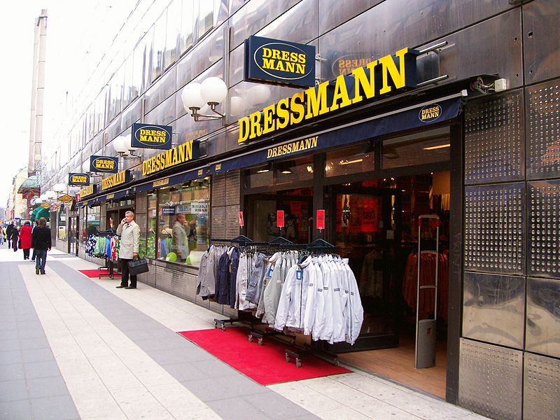 Магазин Dressmann в Финляндии
