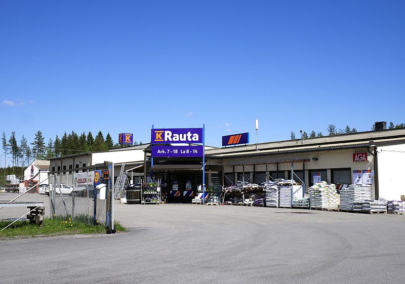 Строительный магазин K-Rauta в Финляндии