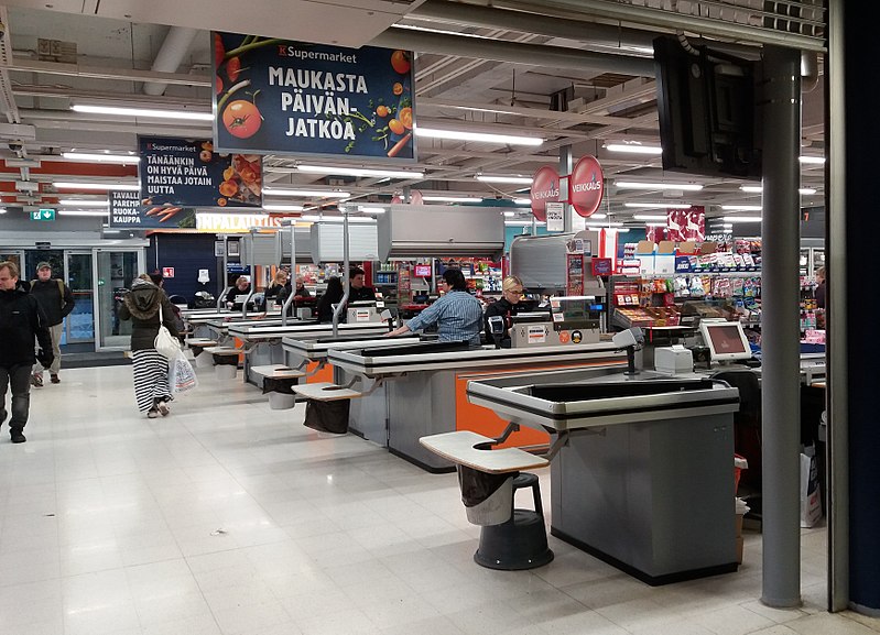 Магазин K-Supermarket в финском городе Савонлинна