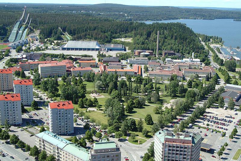 Город Лахти в Финляндии