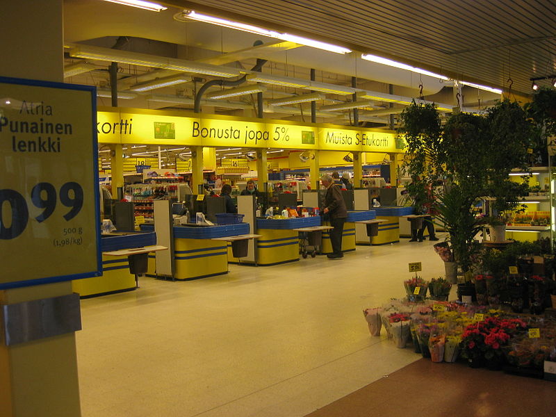 Продуктовые магазины S-Market в Финляндии