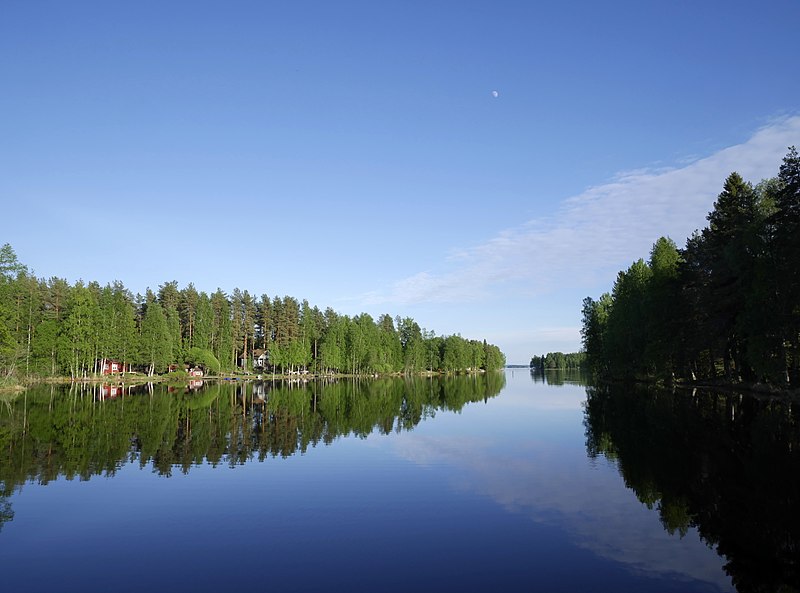 Озеро Лаппаярви в Финляндии