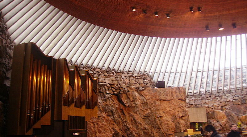 Бесплатные концерты в церкви в скале Хельсинки