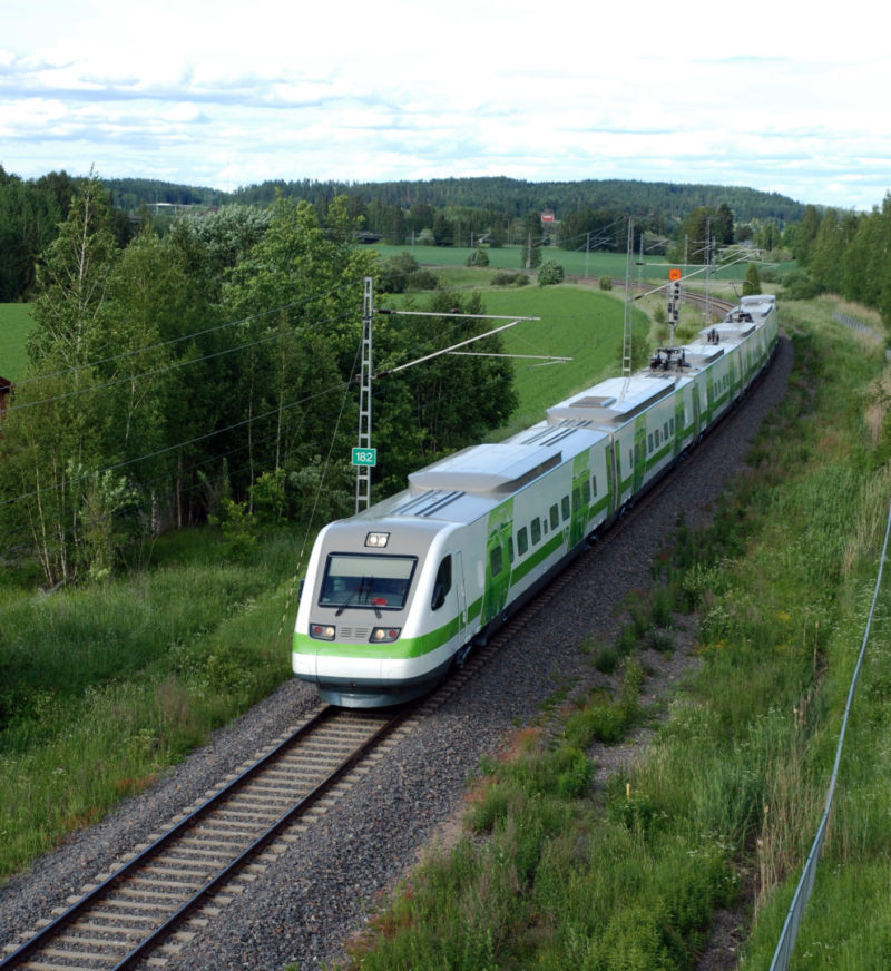 Поезд Pendolino в Финляндии