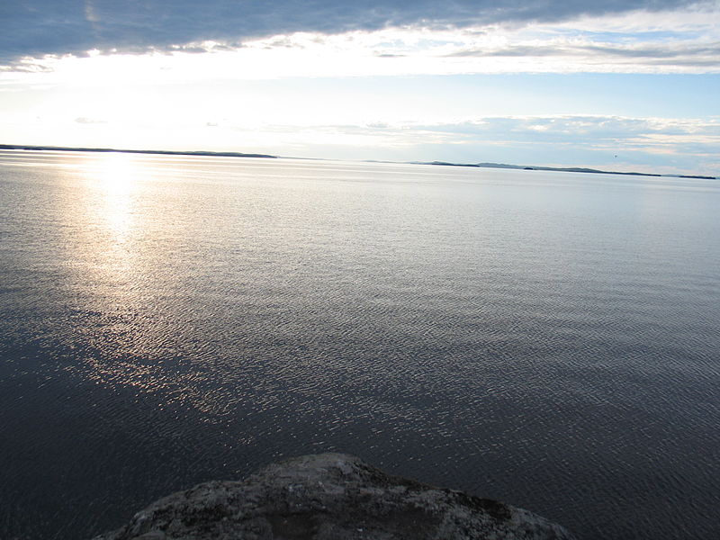 Рыбалка на озере Пиелинен в Финляндии