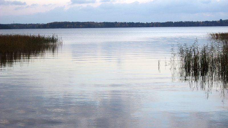 Рыбалка на озере Саймаа в Финляндии
