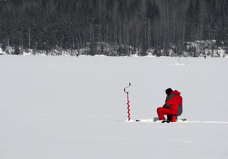Рыбалка зимой в Финляндии