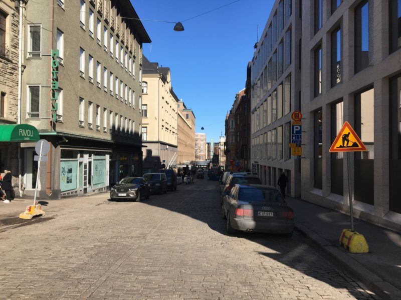Парковка в городе Хельсинки