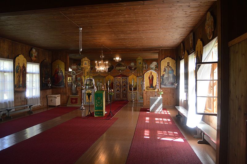 Алтарь Ново-Валаамского монастыря в Финляндии