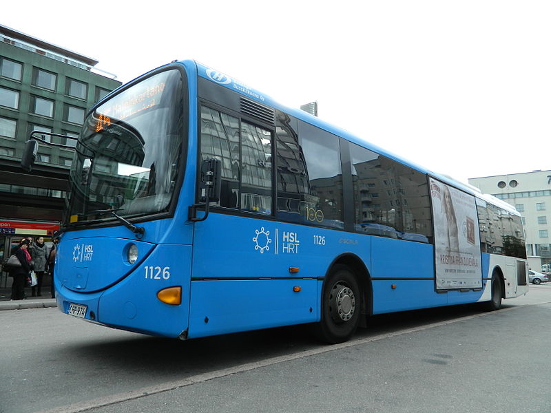 Автобусный транспорт в Финляндии