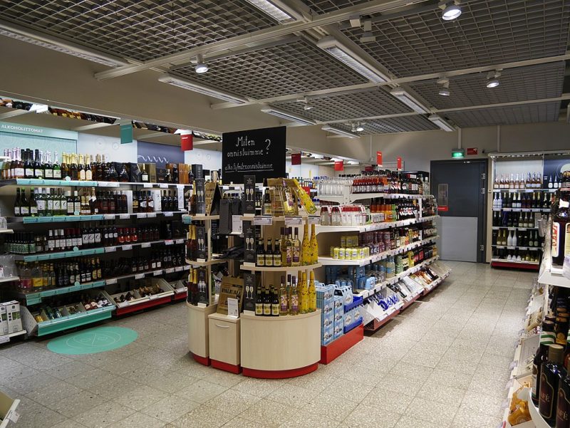 Алкогольные магазины Alko в Финляндии