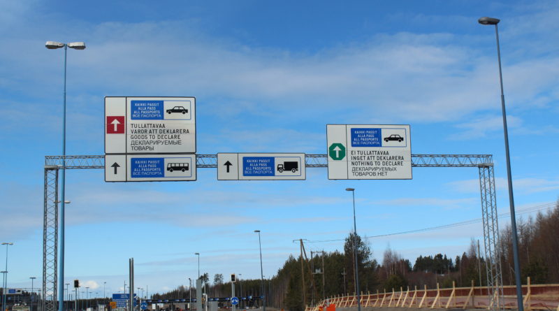 В выходные на финской границе ожидаются большие пробки
