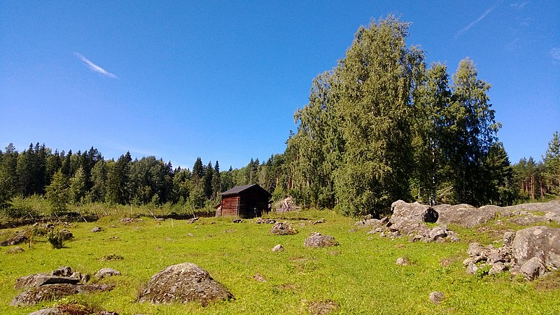 Домик в национальном парке Linnansaari в Финляндии