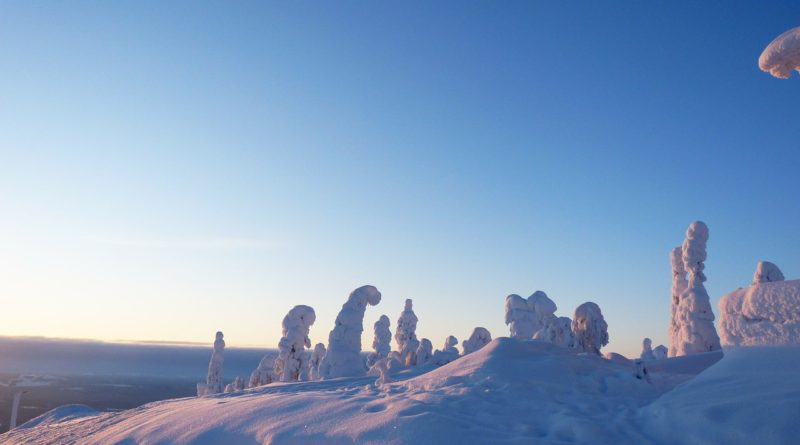 В Лапландии наблюдается почти рекордное количество снега