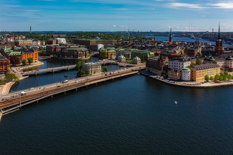 Шведский город Стокгольм