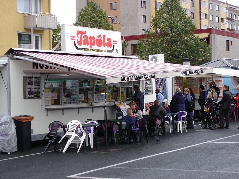 Знаменитое кафе Tapola в Финляндии
