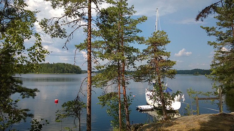 Национальный парк Linnansaari в Финляндии