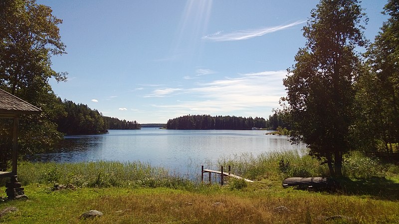 Прогулка по национальному парку Linnansaari в Финляндии