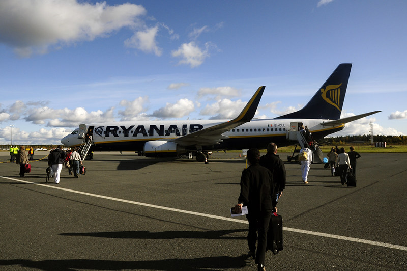 Вылет авиакомпанией Ryanair с аэропорта города Тампере