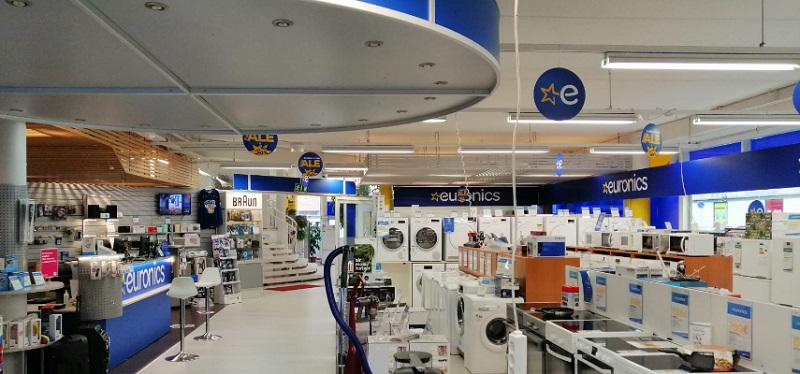 Продажа электроники в магазинах Euronics в Финляндии