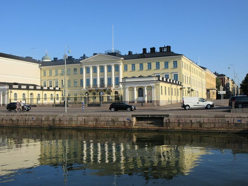 Президентский дворец в городе Хельсинки