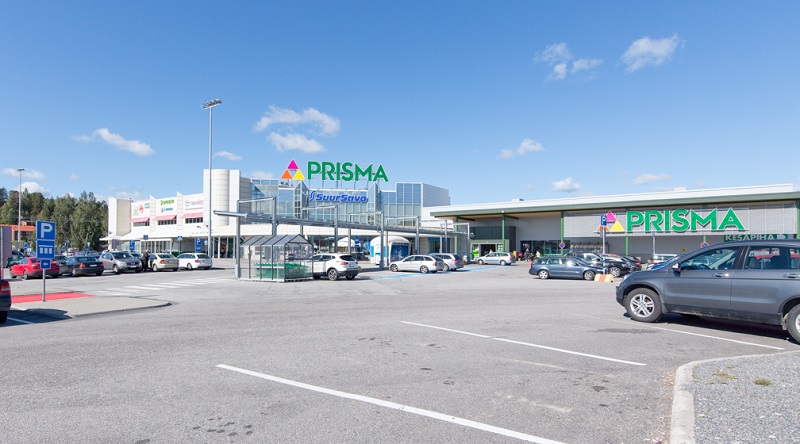 Магазин Prisma в городе Савонлинна в Финляндии