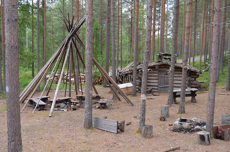 Деревня Калевала в финском регионе Кайнуу