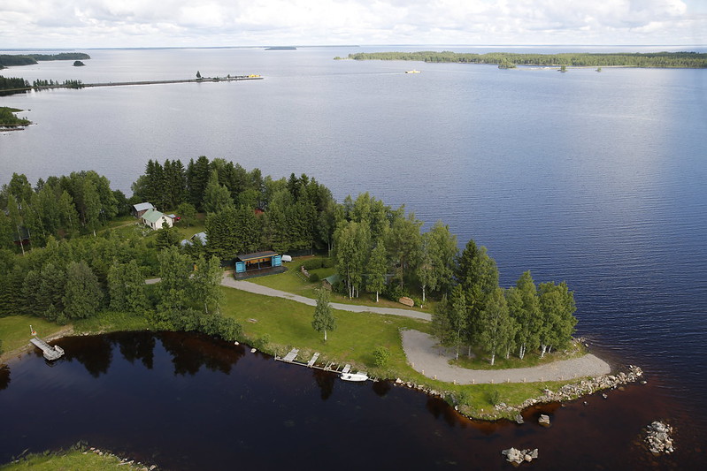 Озеро Oulujärvi в финском регионе Кайнуу