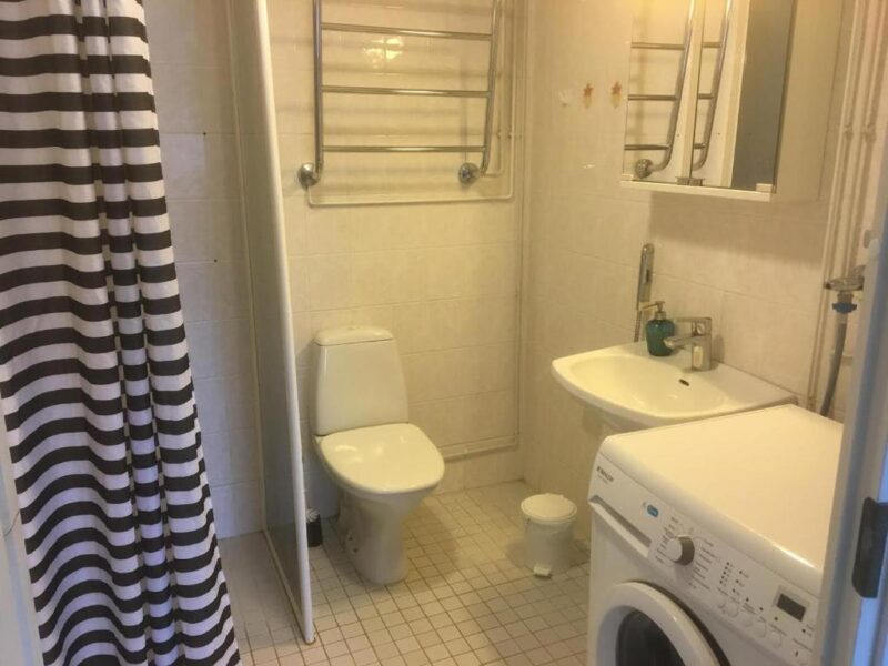 Ванная комната в апартаментах Torikatu в Коуволе