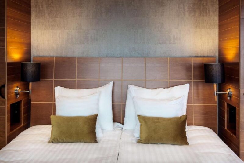 Двухместная кровать в финском отеле Scandic Simonkenttä 4*
