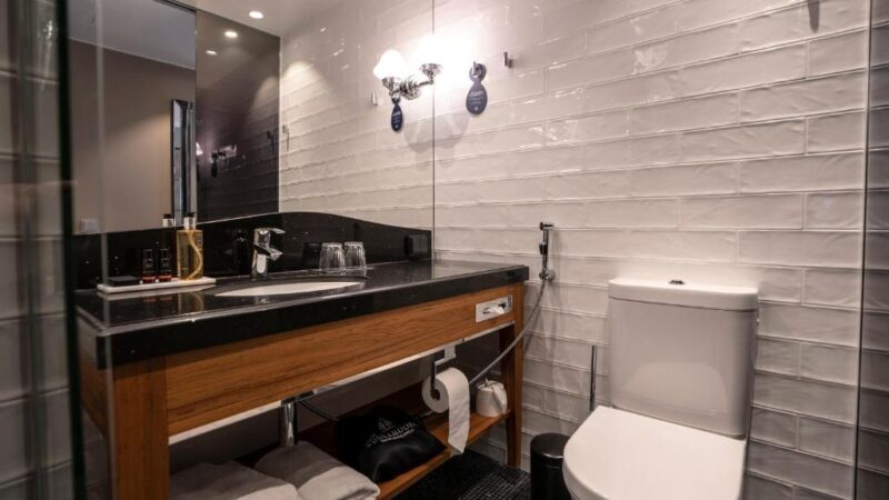 Ванная комната в отеле Solo Sokos Hotel Turun Seurahuone 4*