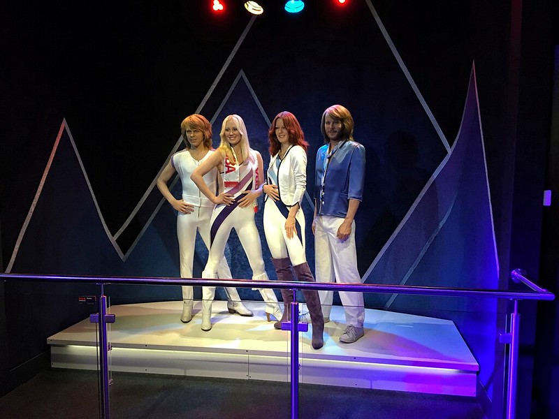 Восковые фигуры в музее ABBA в Стокгольме