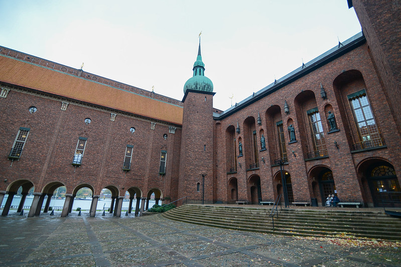 Вход в Стокгольмскую ратушу