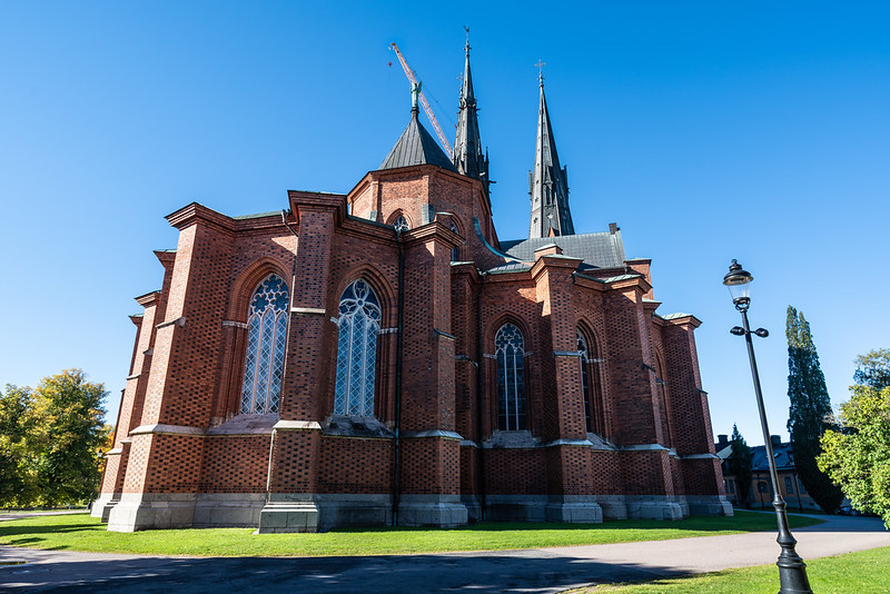 Посещение Кафедрального собора Уппсалы в Швеции