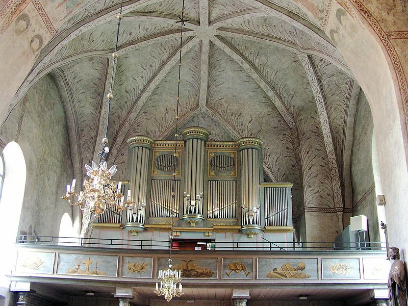 Орган в Кафедральном соборе Уппсалы
