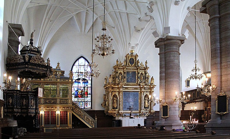 Старинная немецкая церковь в Стокгольме